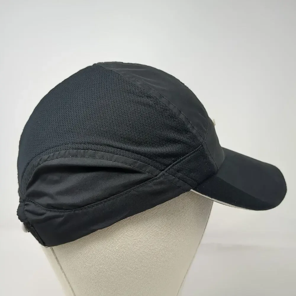 Nike Baseball Cap Black One Size Mesh Fit Dry Performance Swoosh Strapback Hat